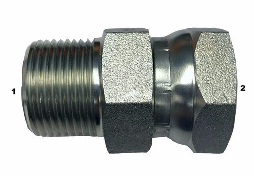 1404  |  Male Pipe to Female Pipe Swivel Adapter