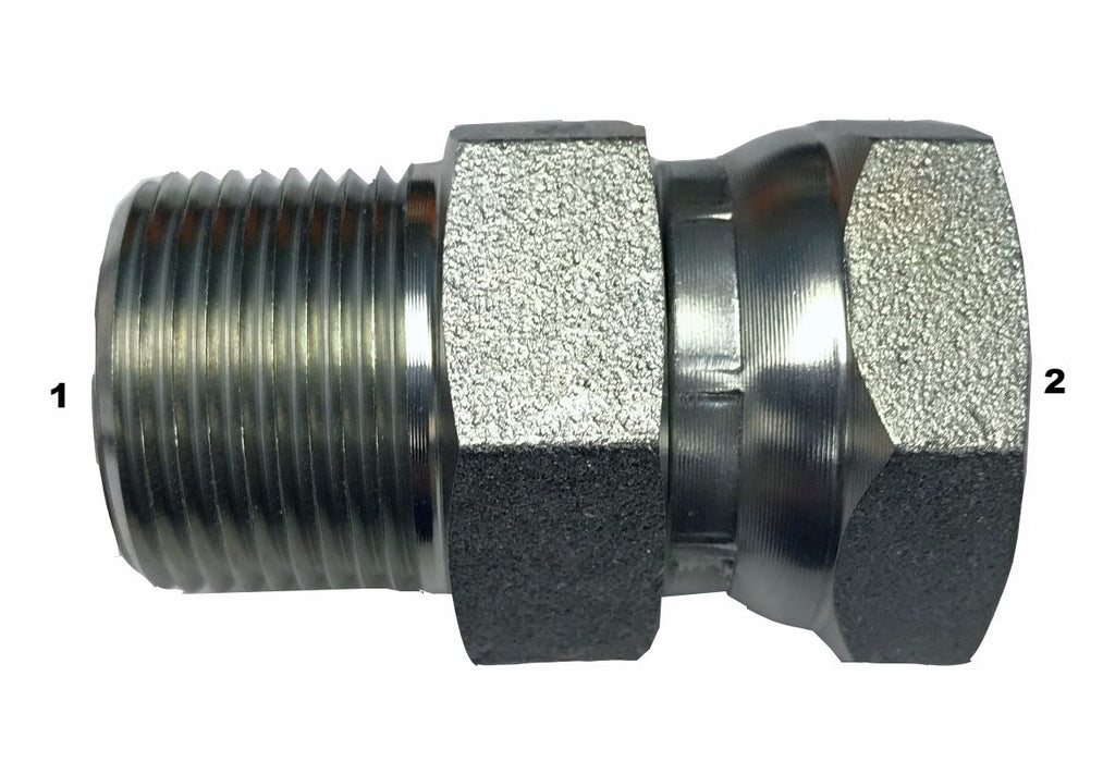 1404  |  Male Pipe to Female Pipe Swivel Adapter