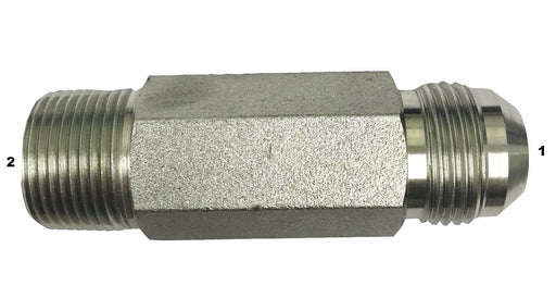 2404-L  |  Male JIC to Male Pipe Adapter - Long