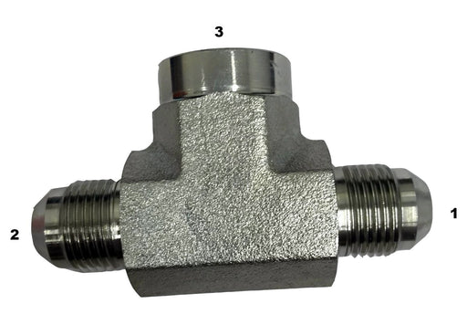 2602  |  Male JIC to Female Pipe Branch Tee Adapter