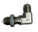 2701-LN  |  Male JIC to Male JIC Bulkhead Union 90 Degree Elbow with Locknut