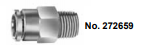 272659  |  1/8" NPT Male Straight Fitting
