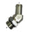 4603  |  Beaded Hose Stem to Male O-Ring 45 Degree Elbow Adapter