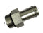 4604  |  Beaded Hose Stem to Male O-Ring Adapter