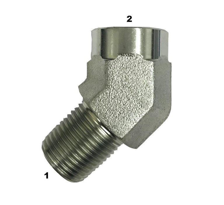 5503  |  Street Pipe Elbow 45 Degree Male Pipe to Female Pipe