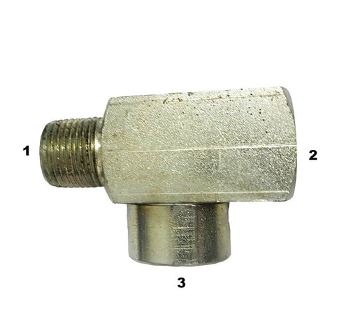 5602  |  Run Pipe Tee Adapter Male Pipe to Female Pipe to Female Pipe