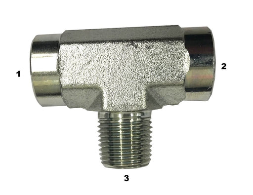 5604  |  Branch Pipe Tee Adapter Female Pipe to Female Pipe to Male Pipe