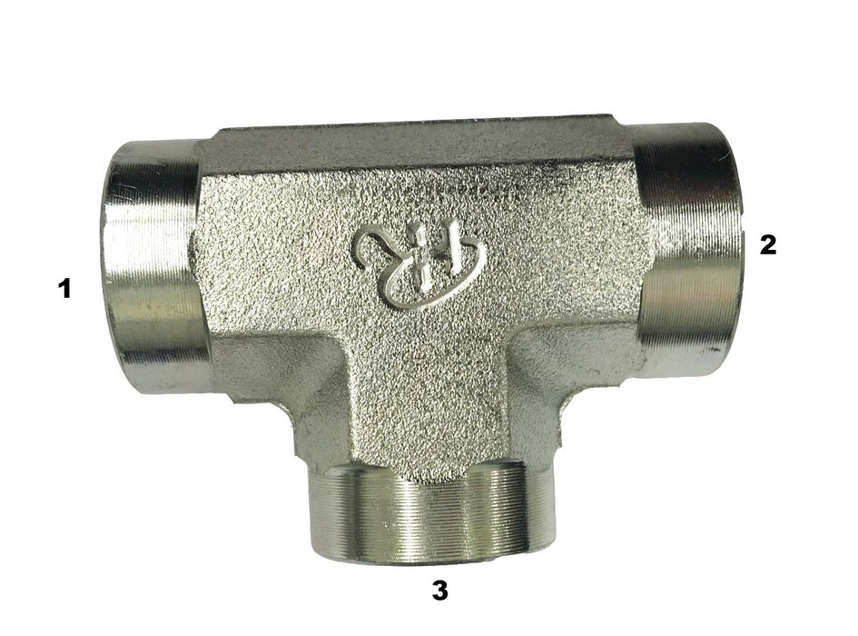 5605  |  Pipe Tee Adapter Female Pipe to Female Pipe to Female Pipe