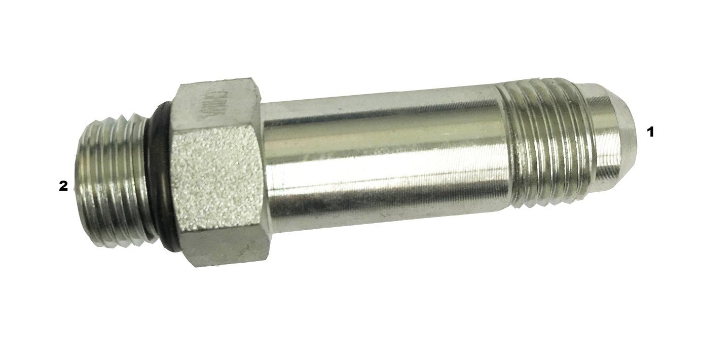 6400-L  |  Male JIC to Male O-Ring Adapter Long