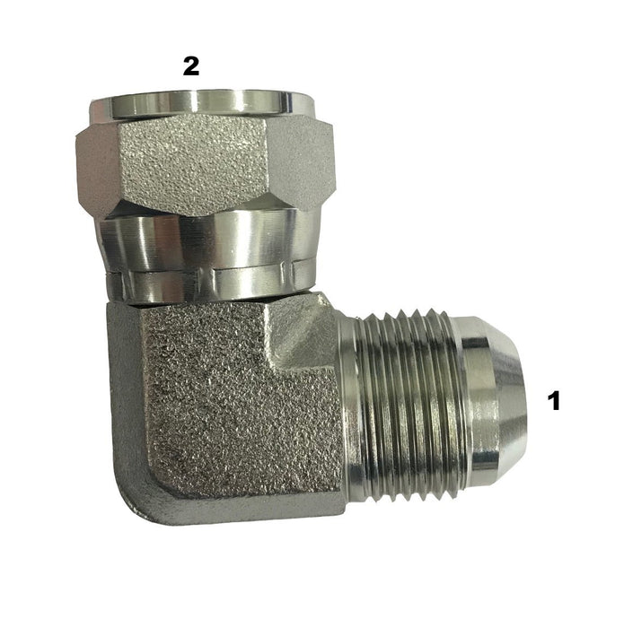 6500  |  Male JIC to Female JIC Swivel Adapter