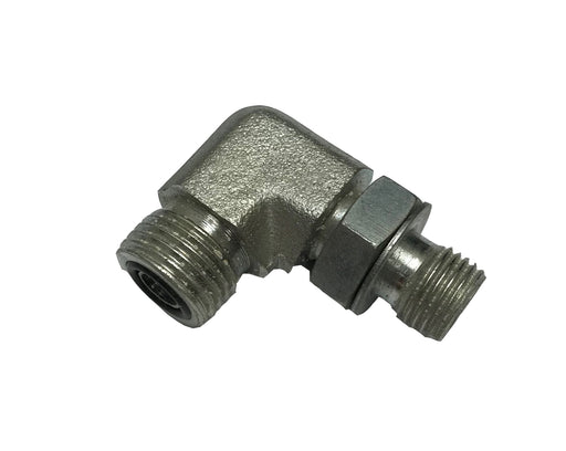 FF3801  |  Male O-Ring Face Seal to Male British Pipe Parallel 90 Degree Elbow