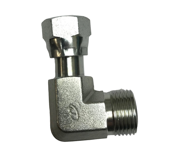 FF6500  |  Male O-Ring Face Seal to Female O-Ring Face Seal Swivel 90 Degree Elbow